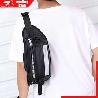 Moda bolsa de cintura de gran capacidad reflectante raya impermeable impermeable bolsa bolsa riñonera riñonera