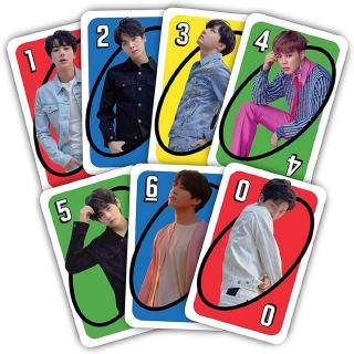 Kpop Bts Uno juego Photo Carte (112 tarjetas) Weply Mattel Oficial Md Goods juego de cartas 2-4player (5)
