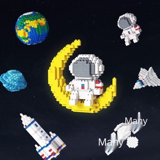 Nicetoy Lego Mini bloque de construcción con luz LED juguetes de educación astronauta universo figura de acción ladrillos Montessori Constructor juguetes (7)