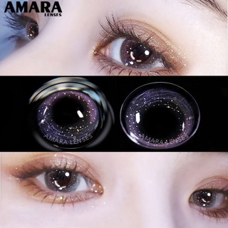 Lentes De Contacto Coloridos AMARA Serie GALAXY Ojos 1 Par De Decoración De 12 Colores/Comestics Anuales