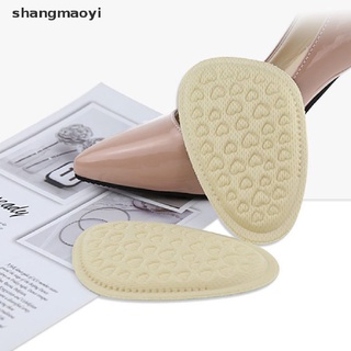 [shangmaoyi] 1 par de plantillas de antepié zapatos esponja almohadillas de tacón alto suave antideslizante plantilla de inserción [shangmaoyi]