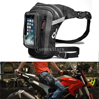Motocicleta bicicleta carreras pierna bolsa de muslo bolsa de bolsillo con pantalla táctil teléfono bolsa para y15zr
