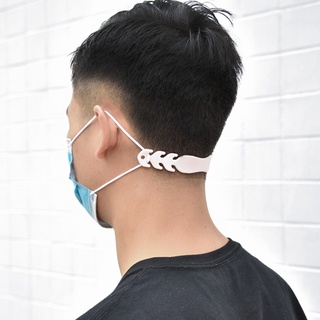 1x máscara cordón de extensión hebilla ajustable gancho de oreja prevenir el dolor de oído