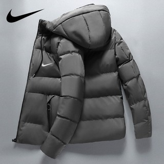 ! ¡Nike! El nuevo ocio cómodo Bomber chaqueta chaqueta de cuero chaqueta de mezclilla