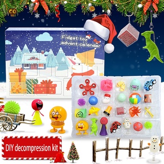 VEI Christmas Compression Toy Set Lightweight Durable Easy Operation Long Lasting Best Gift for Children Adults Random Style