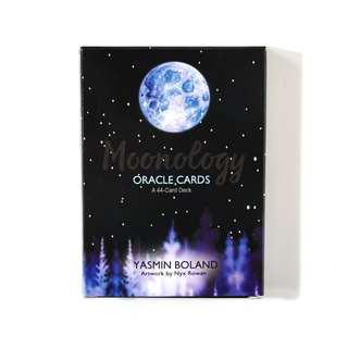 one moonology oracle tarot 44 cartas deck completo inglés oracle tarjeta misteriosa adivinación familia juego de mesa (4)
