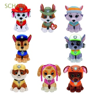 SCHAIN Collection Plush Toy Child Gifts Dog Stuffed Toys Patrol Dog Rubble Rocky Skye Animals 15cm Chase Marshall
