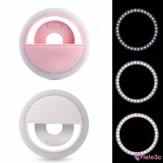 Carga usb LED Selfie anillo de luz suplementaria iluminación nocturna oscuridad Selfie mejora para teléfono luz de relleno lele