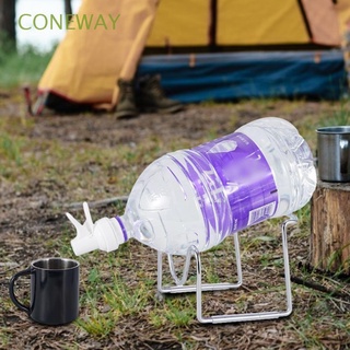 coneway uso doméstico 5l botella de agua soporte para cocina agua cubo estante jarra de agua estante oficina portátil cubo soporte espigón práctico camping al aire libre dispensador de bebidas válvula