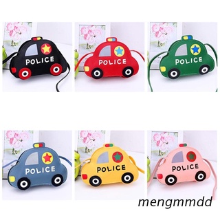 meng Pu Leather Messenger Bags Cartoon Car Messenger Bags Mini Satchel Shoulder Bag