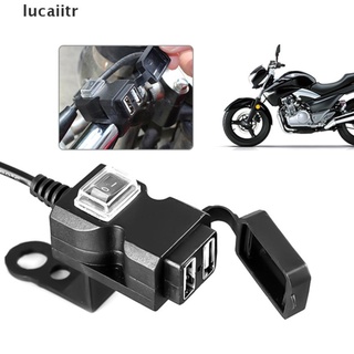[Lucaiitr] adaptador de cargador de manillar de motocicleta Dual USB 9-90V impermeable [lucaiitr]