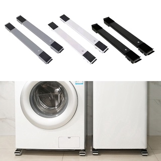 2 piezas de tambor lavadora refrigerador móvil base soporte soporte multifuncional móvil base ajustable mini refrigerador lavadora estante (5)