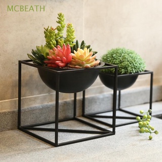 MCBEATH Wrought Iron Plant Stand Bonsai Planter Holder Flower Pot Tray Garden Succulent Home Decoration Ornaments Nordic Style Display Rack