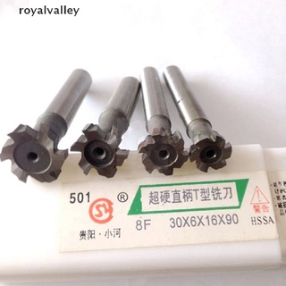 Royalvalley T Slot Milling Cutter for Metal HSS Woodruff Key Seat Router Bit High Speed Steel CO