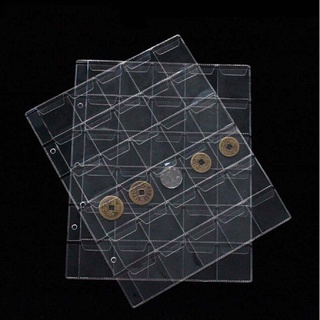 [claec] 1pcs 30 classic coin collection álbum páginas carpeta bolsillos transparentes [claec]
