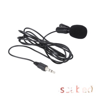 seabed 【HOT】Mikrofon Microfone Mini Jack De 3,5 mm Com Clip-On Lapela Microfone Para Gravação E Celular Android seabed (1)