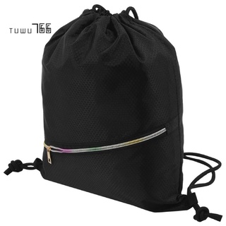 Moda con cordón bolsas de las mujeres de los hombres de viaje paquete de almacenamiento funcional mochila mochila con cordón bolsa
