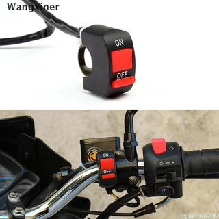 [wangxiner] interruptor de luz led de motocicleta interruptor de montaje del manillar con conector de botón de encendido/apagado venta caliente