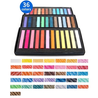 Marie Soft Pastel 12/24/36/48 Colores/Set Pintura Crayones Arte Dibujo Tiza Color Crayon Cepillo Papelería Para Estudiantes Regalo (8)