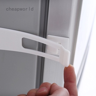 Trapezoidal multifuncional cerradura de seguridad infantil Anti-pincha refrigerador cerradura cajón gabinete cerradura de la puerta