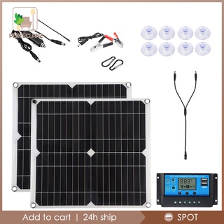 [per2-9] Kit de Panel Solar 300W 18V monocristalino RV vehículo barco casa 2 paneles solares