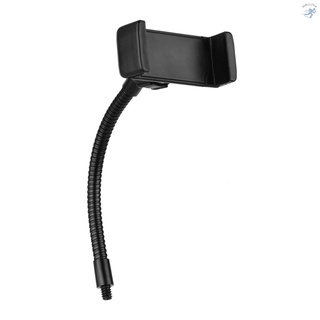 soporte de abrazadera de teléfono plegable con montaje de 1/4 tornillos para luz de anillo led montaje compatible con teléfonos inteligentes iphone android