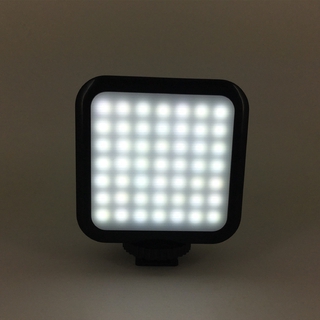 Mini 49 LED luz de vídeo suave difusor lámpara para Youtube Tiktok Vlog videocámara DV
