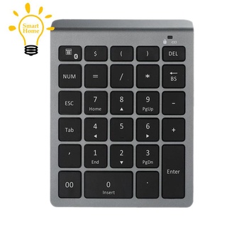 teclado numérico inalámbrico bluetooth 28 teclas numpad teclado digital teclado numérico para contabilidad teller windows android tablet portátil
