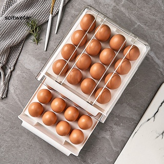ST - dispensador de huevos a prueba de golpes, dispensador de huevos, caja de almacenamiento de espacio para nevera (1)