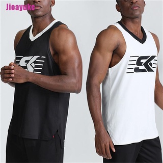 [Jioayuke] Fitness gimnasio Tank top sin mangas camisa masculina ciclismo transpirable chaleco Undershirt