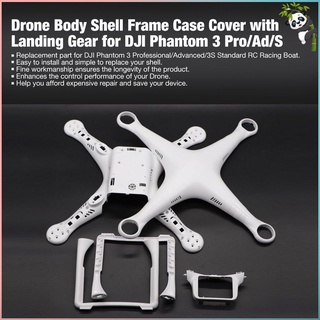 Drone cuerpo Shell marco caso cubierta con tren de aterrizaje para DJI Phantom 3 profesional avanzado estándar Quadcopter piezas de repuesto