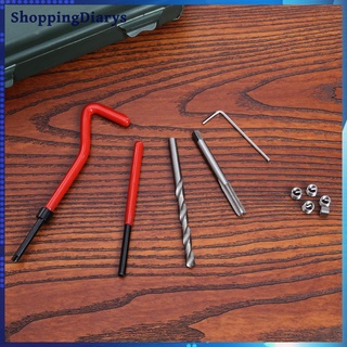 (shoppingDiarys) Nuevo 131/30pcs M5 M6 M8 M10 M12 juego de reparación de hilos métricos inserto de rosca herramientas de reparación Kit de reparación de roscas