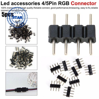 4 Pin Rgb Led tira macho enchufe adaptador conector para 3528 tira de luz 5050 D8T9