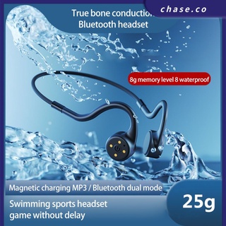 x5 auriculares inalámbricos bluetooth con conducción ósea para natación 8gb ipx68 auriculares impermeables