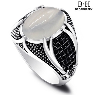 b·h anillo para hombre amigable con la piel retro aleación simplicidad exquisita compromiso masculino anillo para boda
