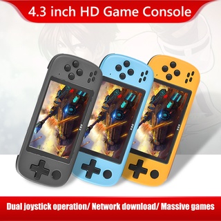 X60 4.3 inch Retro Handheld Portable LCD Video Game Console w/10000 Games