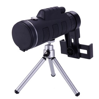 Telescopio Monocular 40X60 Focus Zoom HD óptica lente visión nocturna senderismo al aire libre