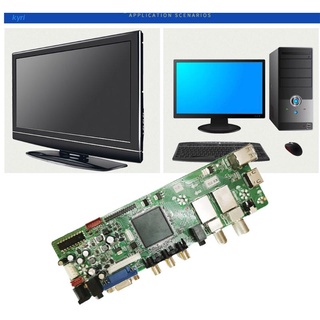 kyri t.s512.69 qt526c placa base de televisión digital con mando a distancia soporte de señal digital dvb-t2 dvb-s2 dvb-c driver board