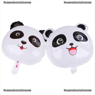 [HDN] globo de papel de Panda de 18 pulgadas Panda globo decoración de fiesta de cumpleaños niño juguete inflable [Heavendenotationnew]