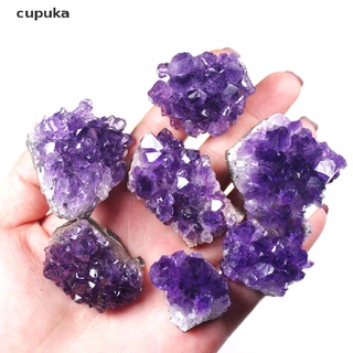 cupuka 10-50g natural crudo amatista cuarzo cristal cluster piedras curativas espécimen decoración co