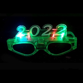 1 pza lentes con luz Led intermitente-2022 Para discoteca/fiestas