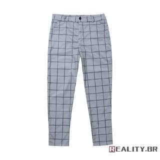 pantalones de cintura alta casuales a cuadros/pantalones casuales de skinny para hombre/pantalones de moda para hombre (7)