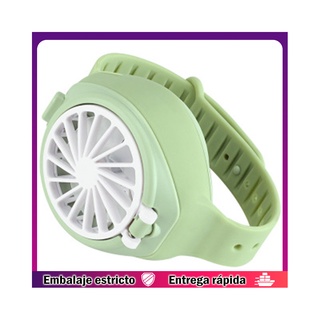 potable mini ventilador usb recargable mini ventilador eléctrico pulsera de mano en forma de reloj ventilador para el hogar oficina viajes