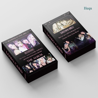 Hequ 54Pcs/set Kpop Blackpink The Album LOVESICK GIRLS Paper Lomo Photo Card Jisoo Lisa Rose Photocard Poster (1)