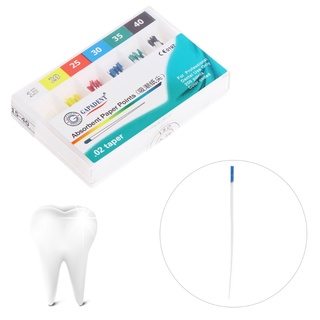 Supe 200 pzs puntos de papel absorbentes dentales estériles tallas mixtas 15-40 para odontología (3)