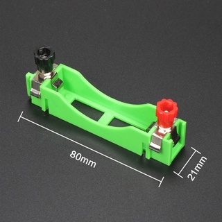 Moon_2Pcs Battery Box Physics Teaching Circuit Accessories ABS Series and Parallel Structure Battery Box for School (5)