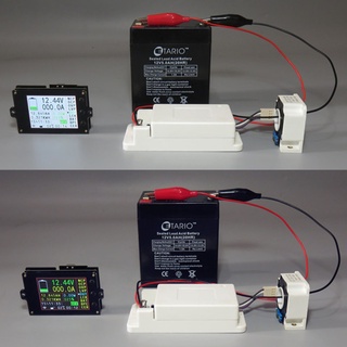 Clcz 80V/500V 100A/200A/300A/500A 2.4in pantalla LCD inalámbrica medidor de voltaje amperímetro batería coulómetro capacidad Detector de energía (1)
