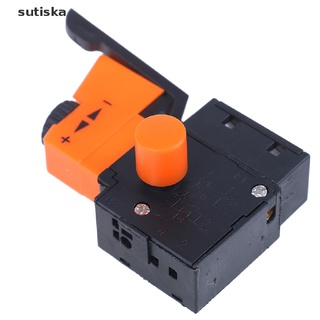 sutiska fa2/61bek bloqueo en potencia eléctrico taladro de mano control de velocidad interruptor de gatillo 220v6a co