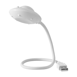 LED En Forma De Ovni Lectura Aprendizaje Luz De Mesa Protección Ocular USB Lámpara De Escritorio