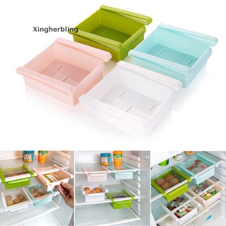 xlco slide cocina nevera congelador ahorro de espacio estante estante organizador caja de almacenamiento nuevo